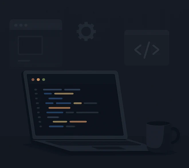 Ilustración de trabajo en progreso